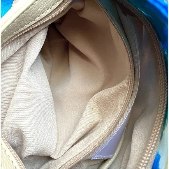 Big Buddha Blue and Tan Hobo Bag NWOT - Picture 13 of 16